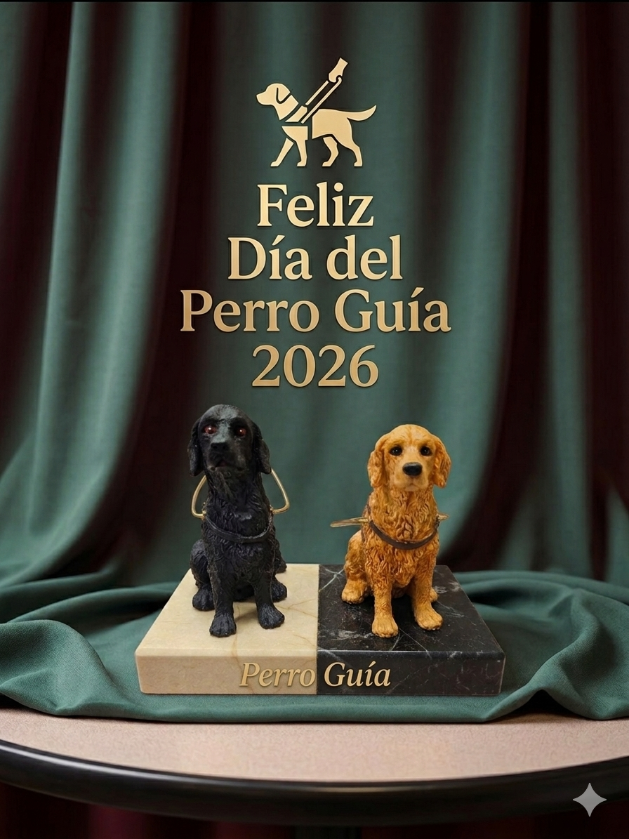 Día del Perro Guía 2026 esperando a ser entregados